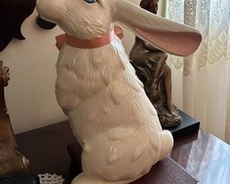 Tall ceramic rabbit 