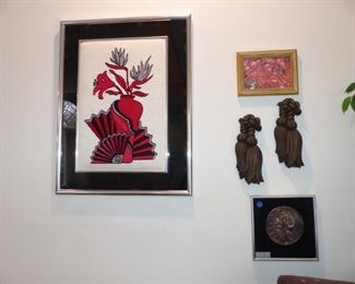 Decorative wall handings