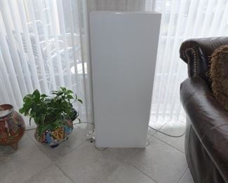 White acrylic pedestal