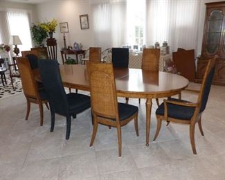 Vintage dining table & chairs