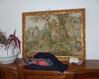 Framed tapestry