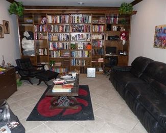 Many books & bricabrac