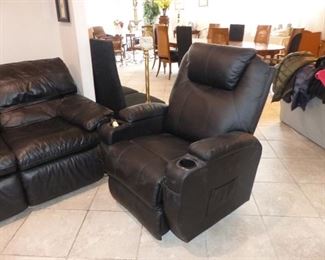 Electric black recliner