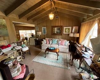 Hugos sofa, mirrors and side tables