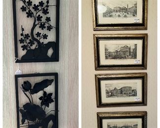 Antique black and white prints SOLD