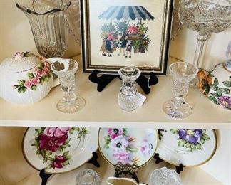 Waterford and antique china