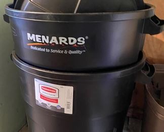 New trash cans