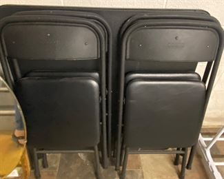 Card table and chairs