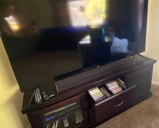 Large screen tv and stand
