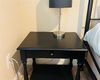 Side tables, lamp