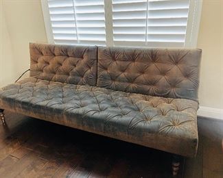 Leather futon/couch