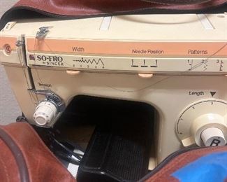 So- fro singer sewing machine