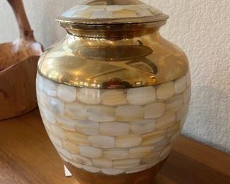 Mother of Pearl and Brass