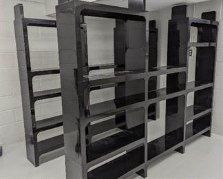 Vintage 1970’s Kartell  lacquered bookcases