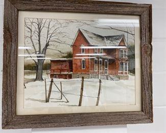 Original watercolor- Jim DeWildt 1976