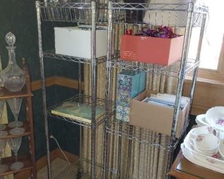 Chome shelving (3available)