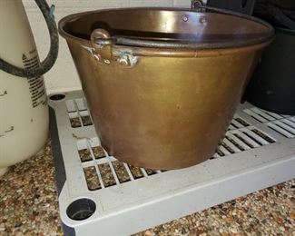 Vintage brass Cauldron