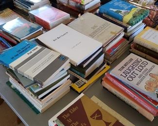 Large selection of books (many religious)
