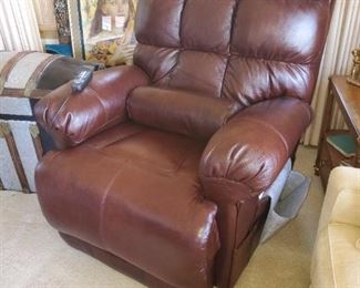 Leather Recliner with heat & massage