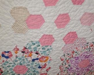 Lg selection of homemade quilts
