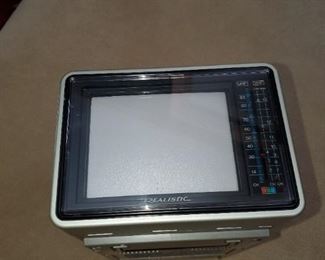 Portable blk & wht tv