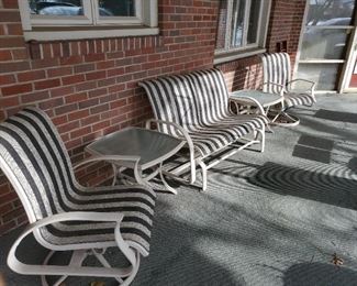 Aluminum 5pc patio set