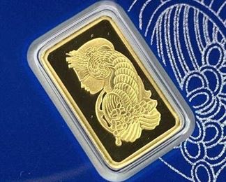2.5g Gold Bar 'Lady Fortuna' PAMP 999.9 Sealed