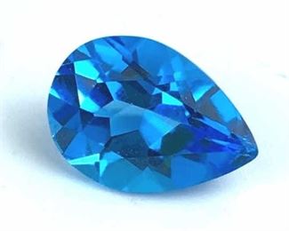 Stunning 13.9 Carat Natural Blue Topaz Gemstone