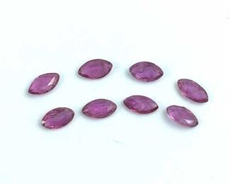 (8) Marquis Cut Pink Sapphire Gemstones