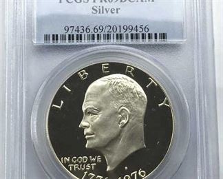 1976-S PCGS PR69 DCAM Silver Ike Dollar