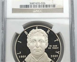 2009-P NGC PR69 UCAM Louis Braille Silver Dollar
