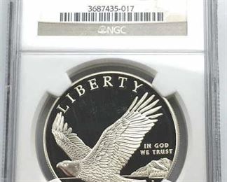 2008-P NGC PR69 UltraCAM Bald Eagle Silver Dollar