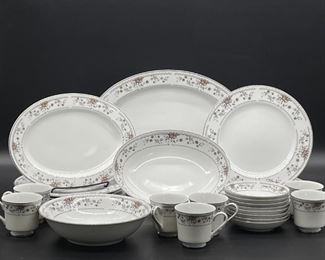 Partial Set of 'Claremont' Fine China, Japan- 1/2