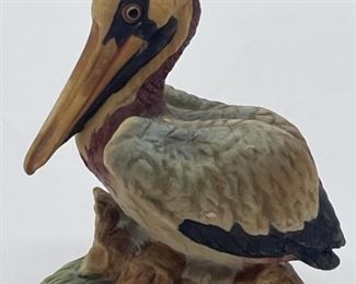 Vintage 1983 Lefton Hand Painted Pelican Figurine