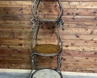 Tuscan Style 3-Shelf Etagere in 80in t