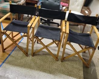 Black  Directors Chairs