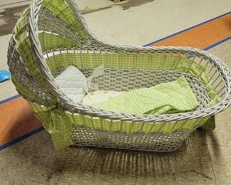 Large White Bassinet ( No Stand )