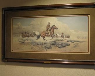 Frank McCarthy signed lithograph