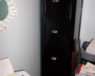 large wooden filing cabinet/storage