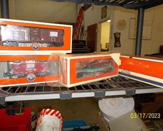 Lionel train cars