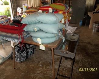 patio furniture cushions and MOST is new with tags