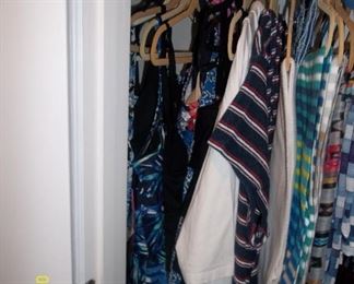 one piece bathing suits, some new with tags