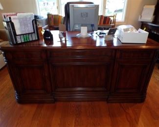 front view of Sligh Executive desk
