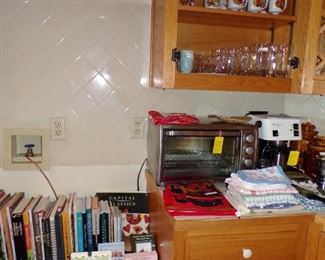 Starbucks Barista Espresso Coffee Machine, cookbooks, linens, etc.