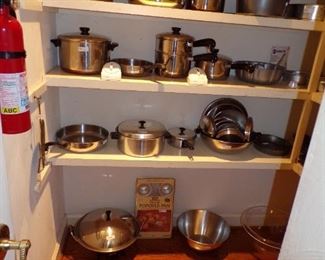 more pots and pans, etc.