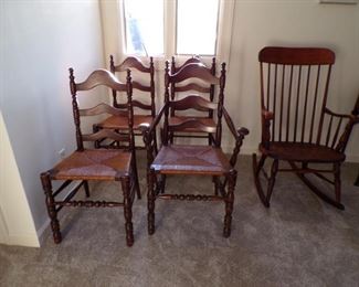 set of 4 chairs, Boston Rocker
