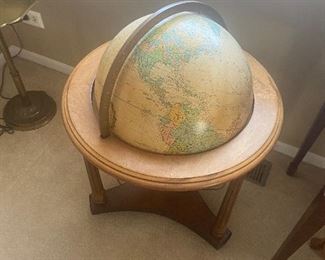 Vintage Repologle Illuminated Globe