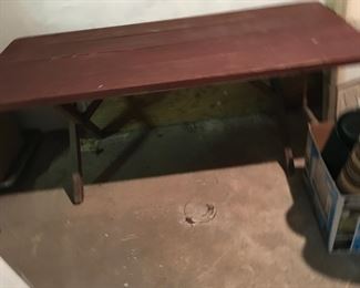 Redwood Picnic Table