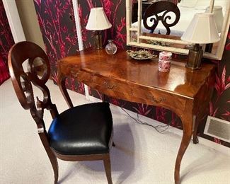Writing desk sold; chair available 