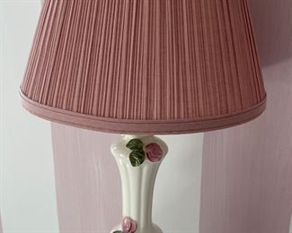 Flower White and Pink Lamp